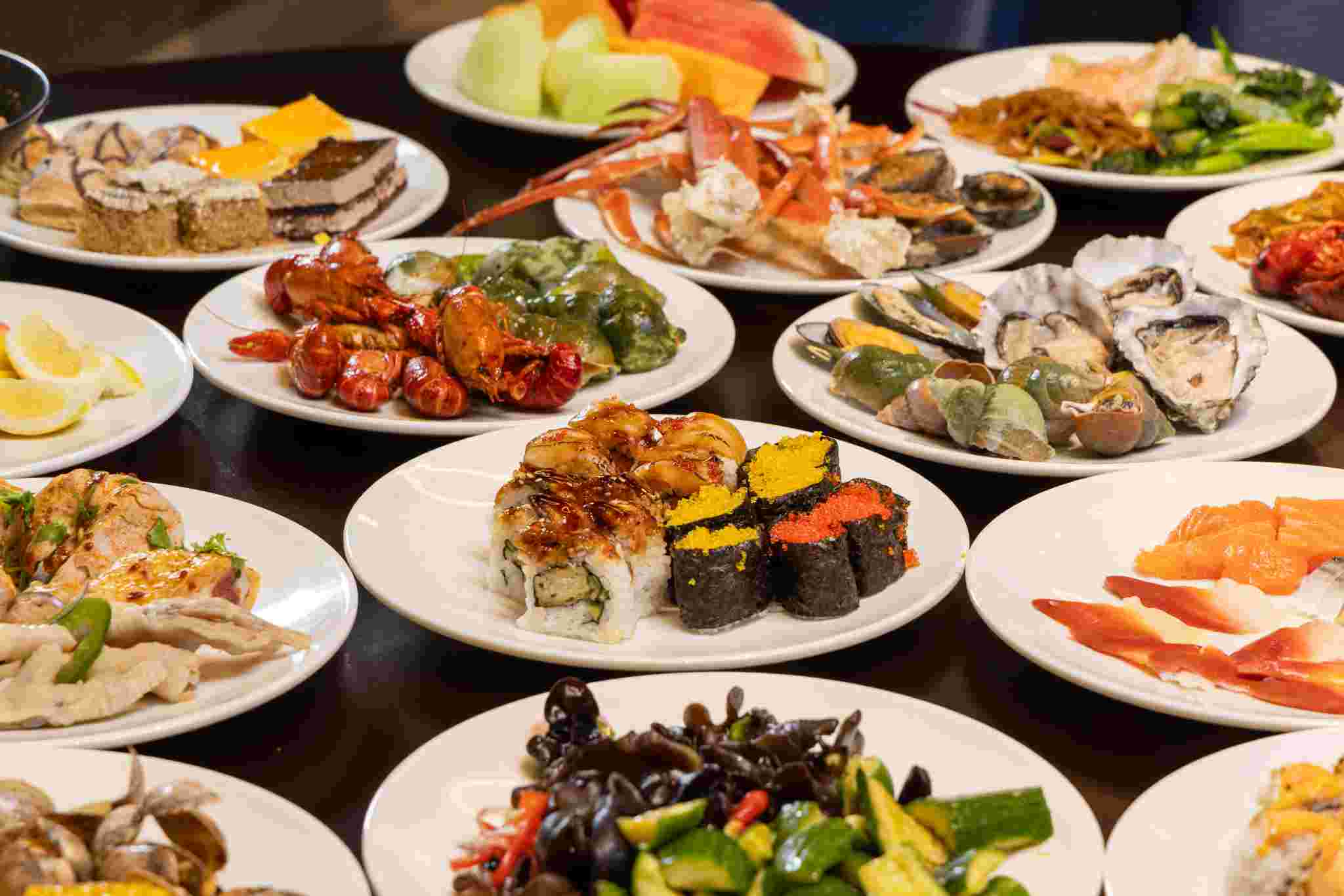 A spread of small plates